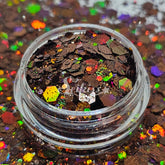 Chocolat Holographic Chunky Glitter - Brown Glitter